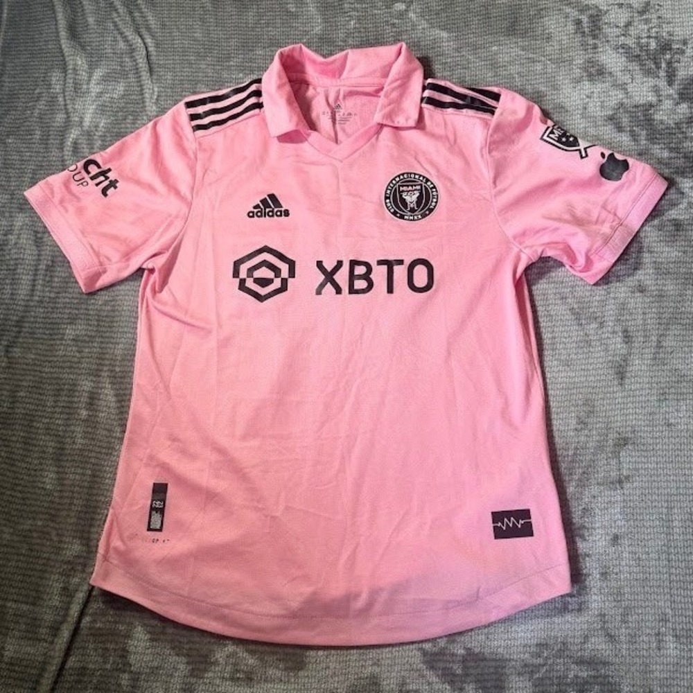 Adidas Inter Miami CF 2023 Home Jersey Pink Messi Era LW5184 Womens 2XL